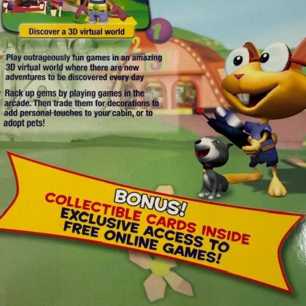 Jumpstart 3D Virtual World The Legend of Grizzly McGuffin PC CD-ROM Software